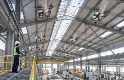 Thông gió mái nhà xưởng: Nguyên lý và cách bố trí thoát khí nóng